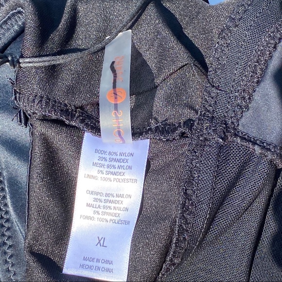 One Piece Swimsuit Black Mesh - Picture 11 of 12